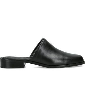 Studio Nicholson Soft Leather Mules - Black