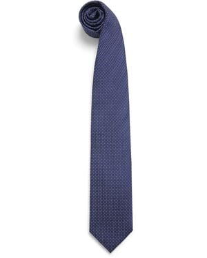 Corneliani Silk Jacquard Tie - Blue