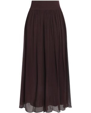 JOSEPH Silk Chiffon Ale Trousers - Purple
