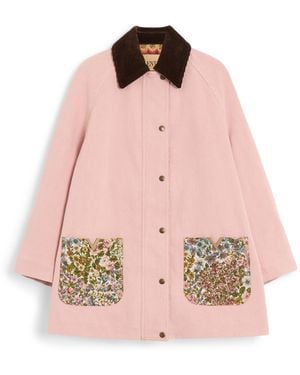 Valentino Denim Caban - Pink