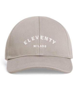 Eleventy Cotton Logo Baseball Cap - Gray