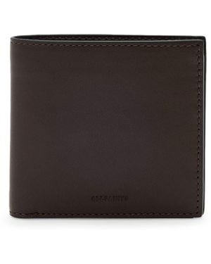 AllSaints Calfskin Delph Bifold Wallet - Black