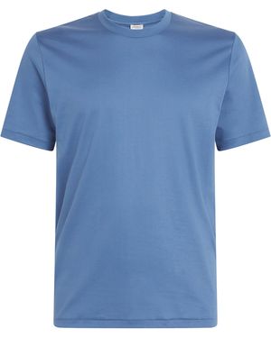 Zimmerli of Switzerland 286 Sea Island T-Shirt - Blue