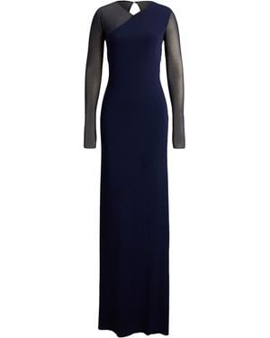 Ralph Lauren Jersey Brynn Maxi Dress - Blue