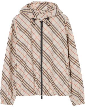 Burberry Check Salcombe Jacket - Natural