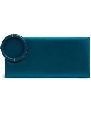 Tom Ford Satin Ring Clutch - Blue