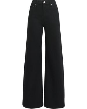 KHAITE Dane Wide-Leg Jeans - Black