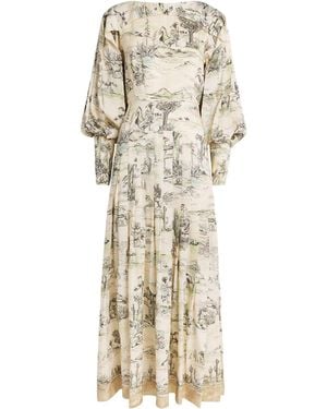 ALÉMAIS Linen-Blend Scout Maxi Dress - Natural
