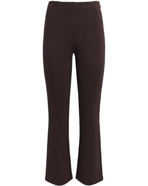 Skims Pintuck Straight Trousers - Brown