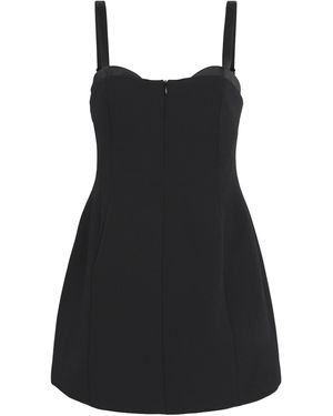 Camilla & Marc Satin Ama Mini Dress - Black