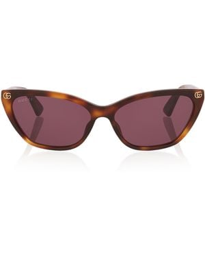 Gucci Acetate Cat Eye Sunglasses - Purple