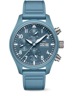 IWC Schaffhausen Ceramic Top Gun Miramar Pilot's Chronograph Watch - Blue