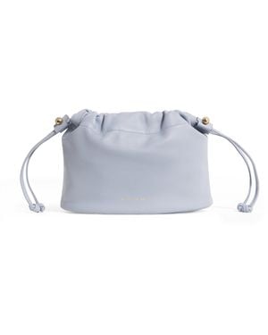 Strathberry Leather Charlotte Clutch Bag - Metallic