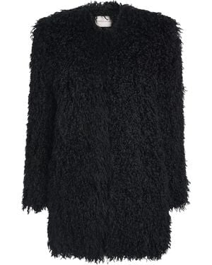 Camilla & Marc Faux Fur Renley Short Coat - Black