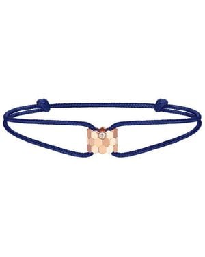 Chaumet Rose And Diamond Bee My Love Bracelet - Blue