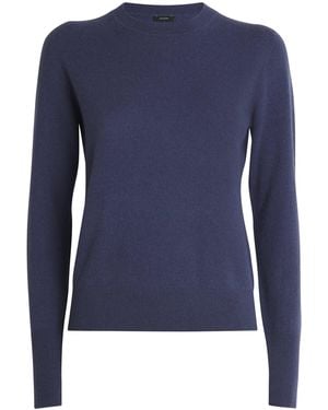JOSEPH Cashmere Round-Neck Sweater - Blue