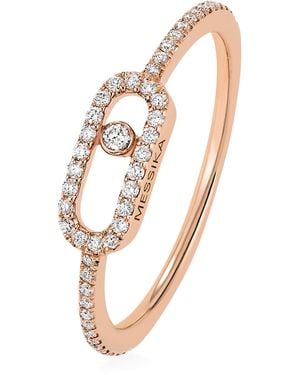 Messika Move Uno And Diamond Ring - Metallic