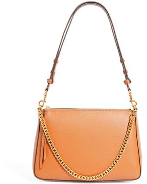 Tory Burch Leather Perry Shoulder Bag - Brown