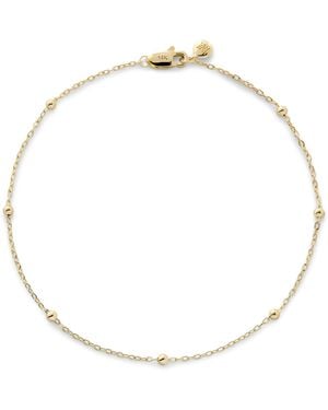 Monica Vinader Beaded Chain Bracelet - Metallic