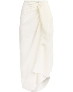 Away That Day Paros Sarong - White