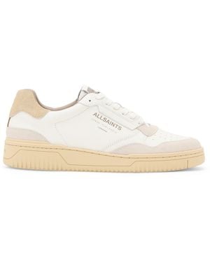 AllSaints Leather Regan Trainers - White