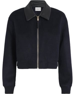 Claudie Pierlot Wool-Blend Collared Jacket - Blue