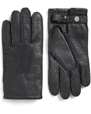 Dents Leather Hampton Gloves - Black