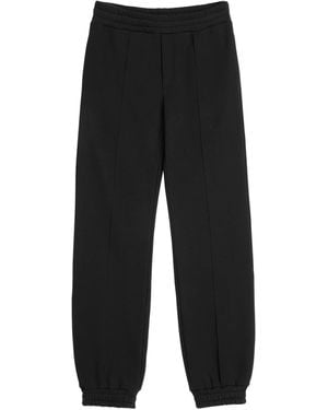 Valentino Cotton Chez Sweatpants - Black