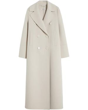 Max Mara Virgin Wool Coat - White