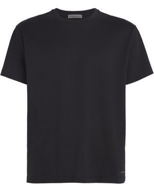 Corneliani Cotton Crew-Neck T-Shirt - Black