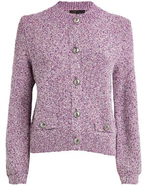 Maje Sequinned Cardigan - Purple