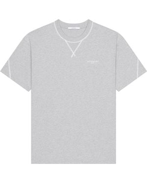 Givenchy Cotton Contrast-Stitch Logo T-Shirt - White