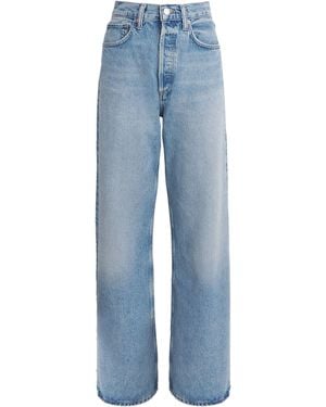 Agolde Vintage Loose Wide-Leg Jeans - Blue
