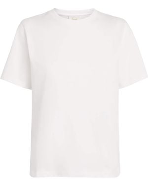 Harrods Cotton Crew-Neck T-Shirt - White