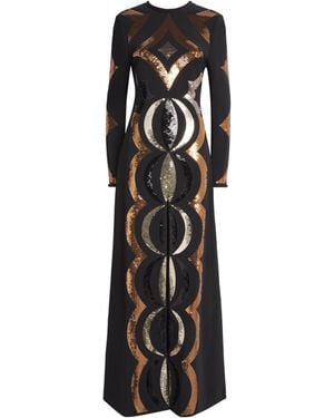 PUCCI Sequinned Maxi Dress - Black