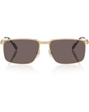 Cartier Metal Ct0534S Rectangle Sunglasses - Grey