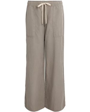 7 For All Mankind Wide-Leg Utility Trousers - Brown