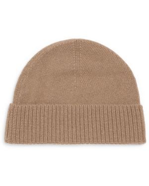 JOSEPH Cashmere Chia Beanie Hat - Brown