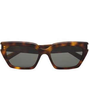 Saint Laurent Acetate Sl 826 Sunglasses - Brown