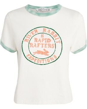 Mother Cotton Itty Bitty Graphic T-Shirt - Grey