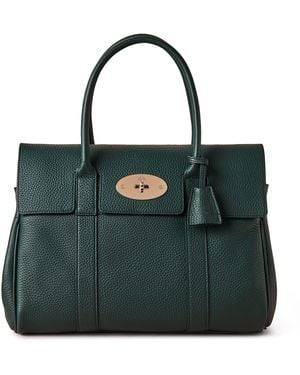 Mulberry Leather Bayswater Shoulder Bag - Green