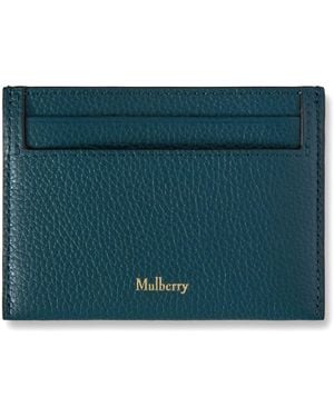 Mulberry Leather Continental Card Holder - Green