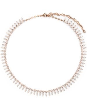 Anita Ko And Marquise Diamond Choker - Metallic