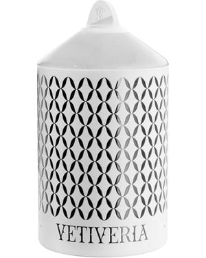 Commune Vetiveria Lux Scented Candle With Cover - White