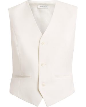 Anine Bing Mario Waistcoat - White