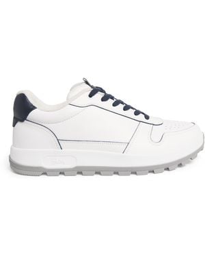 Brioni Leather Crossing Trainers - White