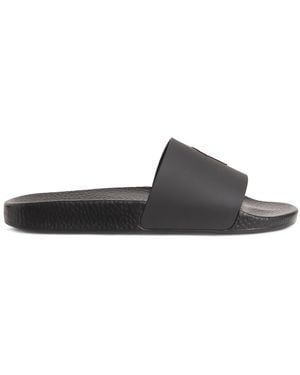 Polo Ralph Lauren Polo Pony Slides - Black