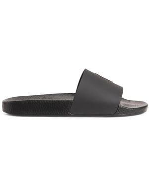Polo Ralph Lauren Polo Pony Slides - Black