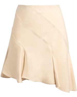 Claudie Pierlot Asymmetric Mini Skirt - Natural