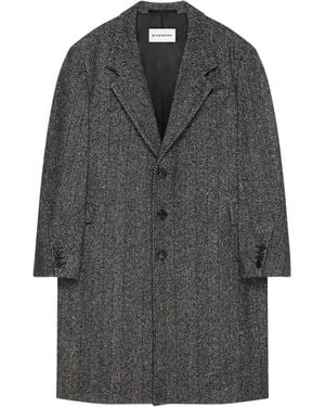Givenchy Cotton Couture Seam Coat - Grey